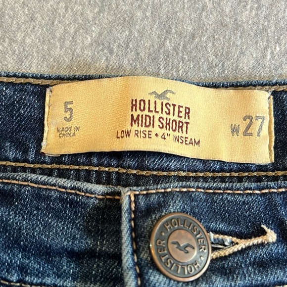 EUC Hollister Jean shorts - Picture 2 of 4